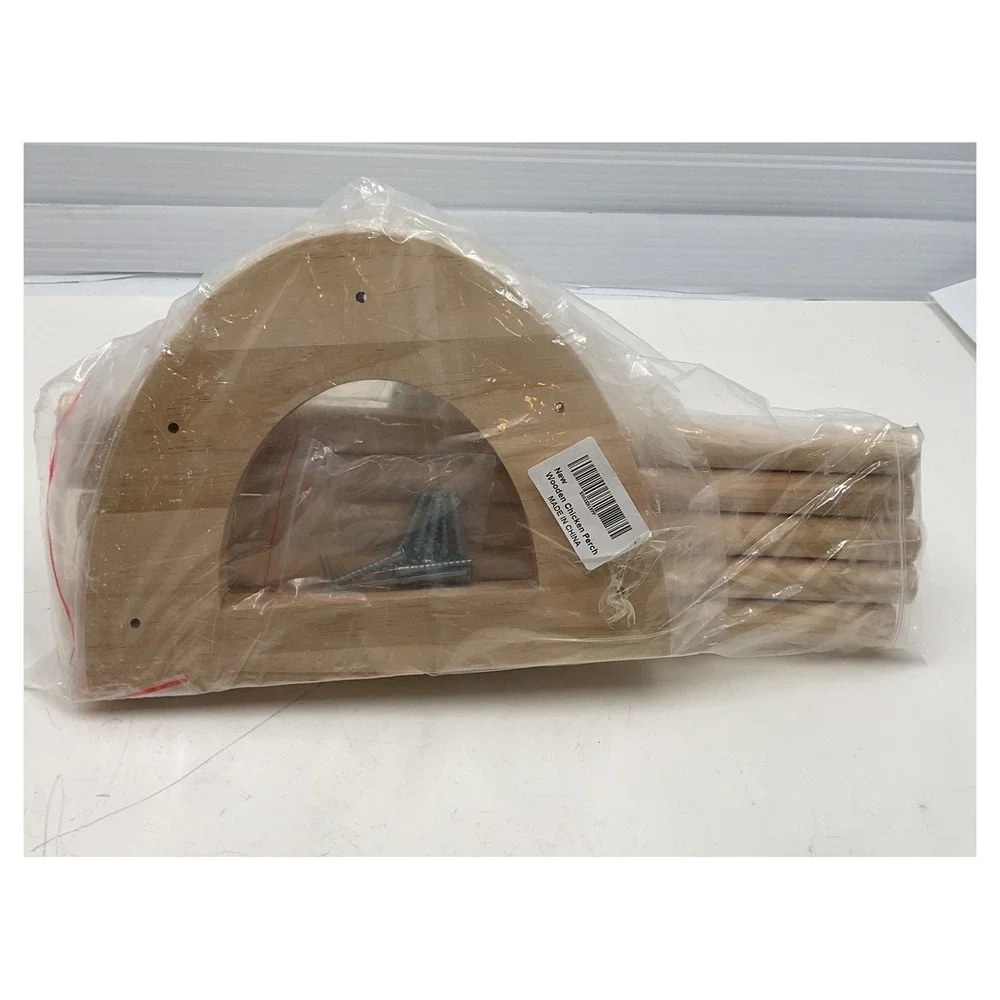 Natural Wood‎ Chicken Perch Roosting Bar Stand for Brooder or Coop 6-Bar Kit